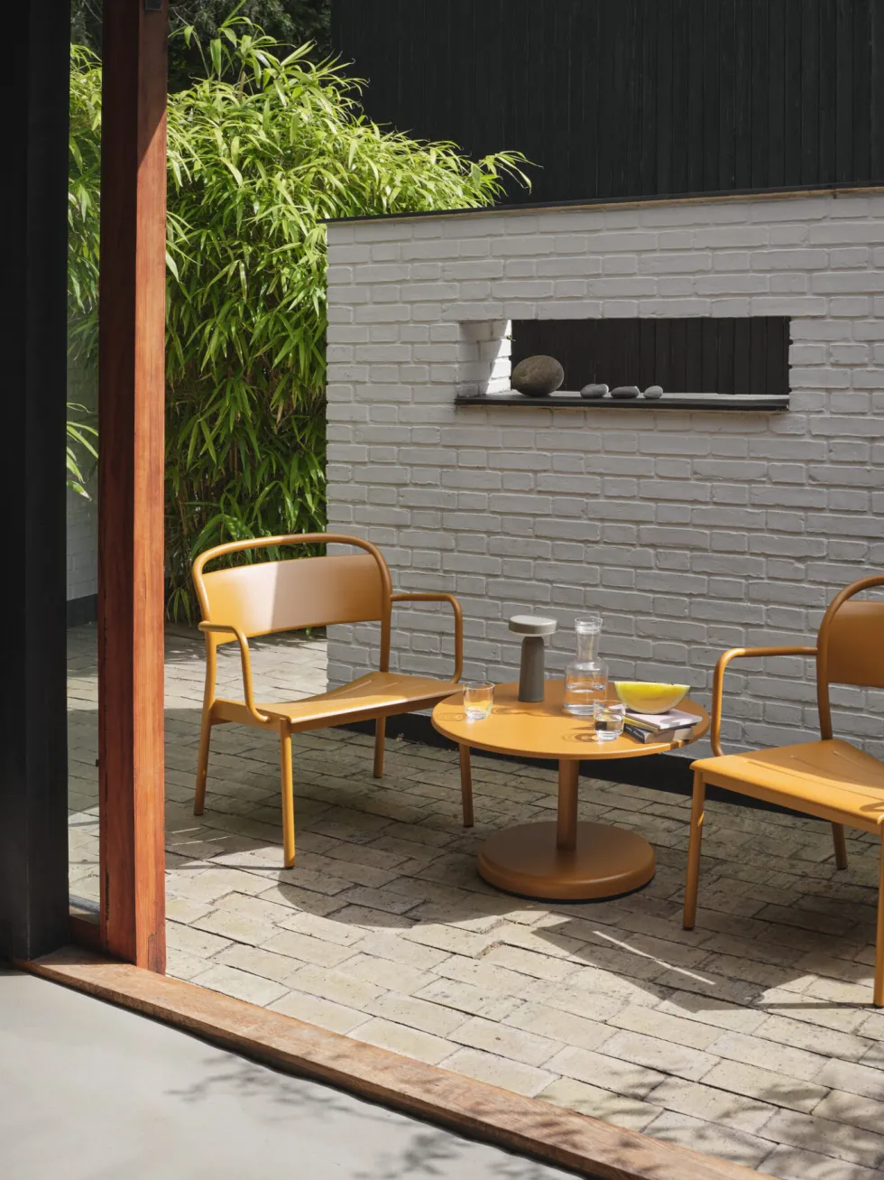 Linear Steel Coffee Table Ø 70 höjd 40 cm