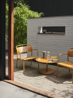 Linear Steel Coffee Table Ø 42 höjd 47 cm