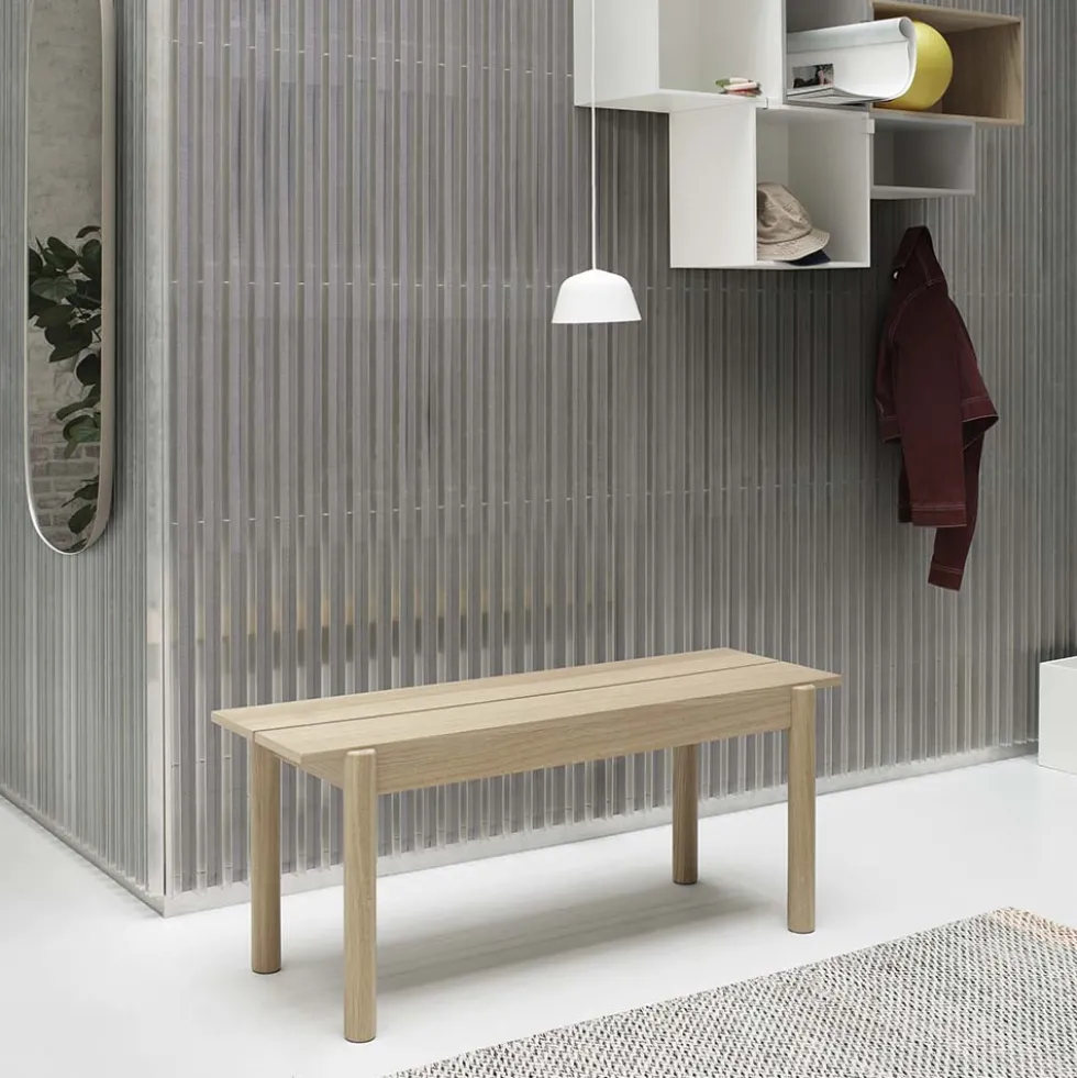 Linear wood bänk 110
