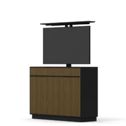 Line Burned Valnöt TV Lift 55″