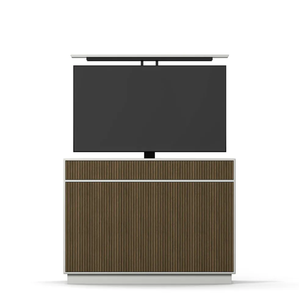 Line Burned Valnöt TV Lift 55″