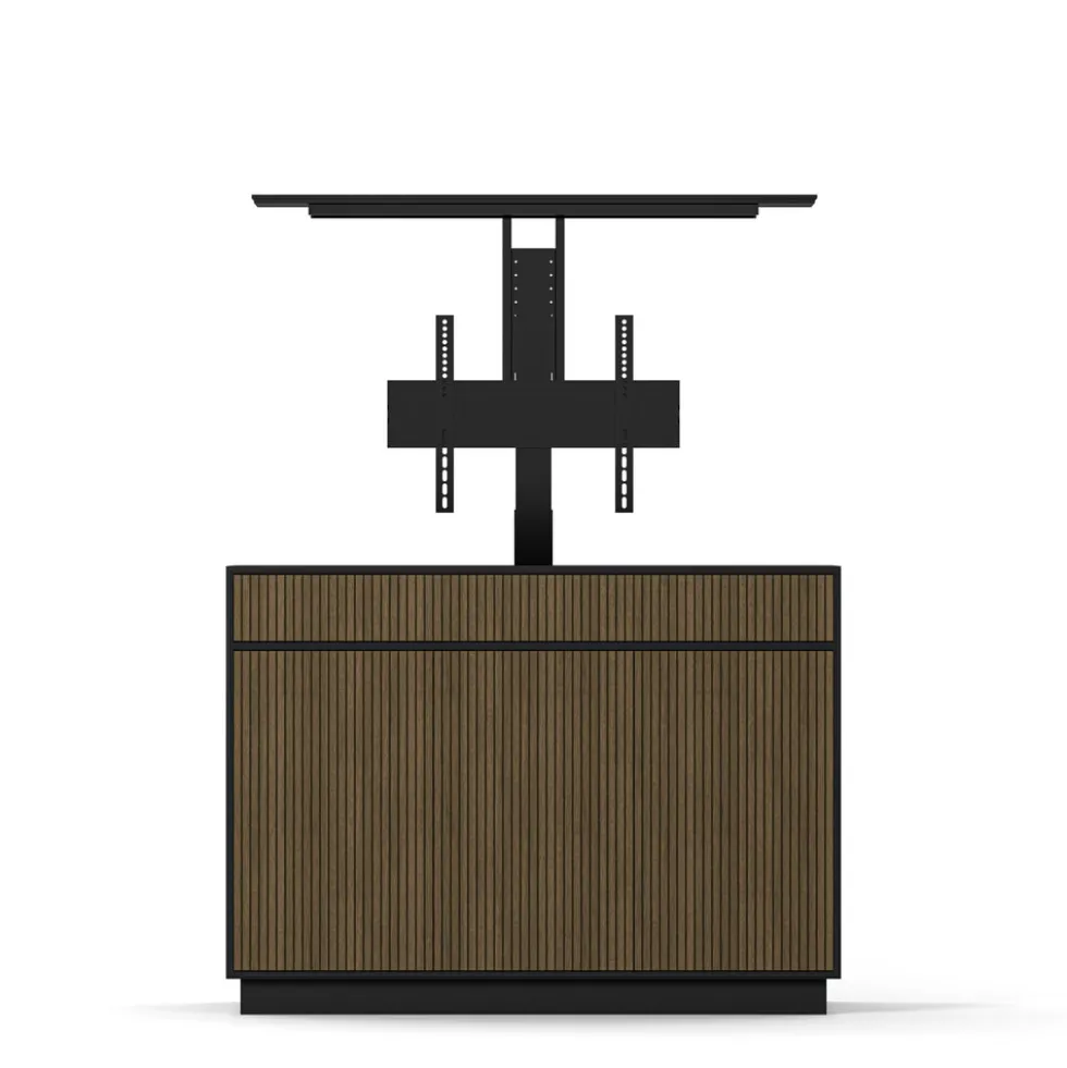 Line Burned Valnöt TV Lift 55″