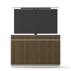 Line Burned Walnut TV Lift 65″