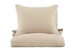 Livia Påslakanset 200 × 150 Beige
