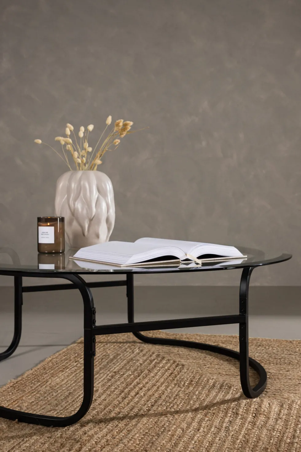 Lomma Soffbord ⌀110 Black