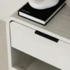 Lyngdal Sidobord 40 x 30 Whitewash