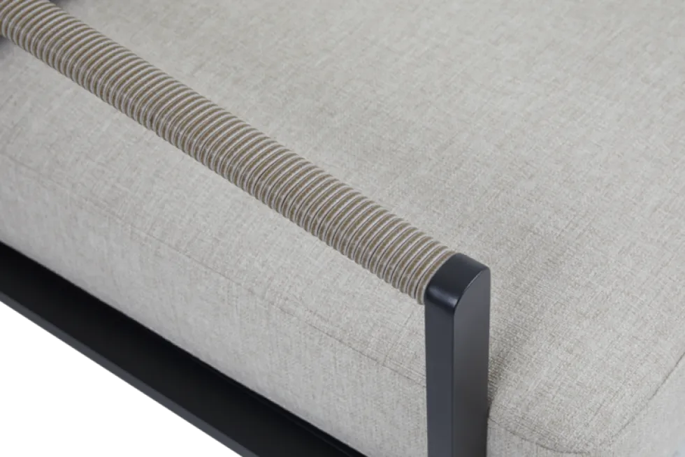 Lyra svart 2,5-sits soffa