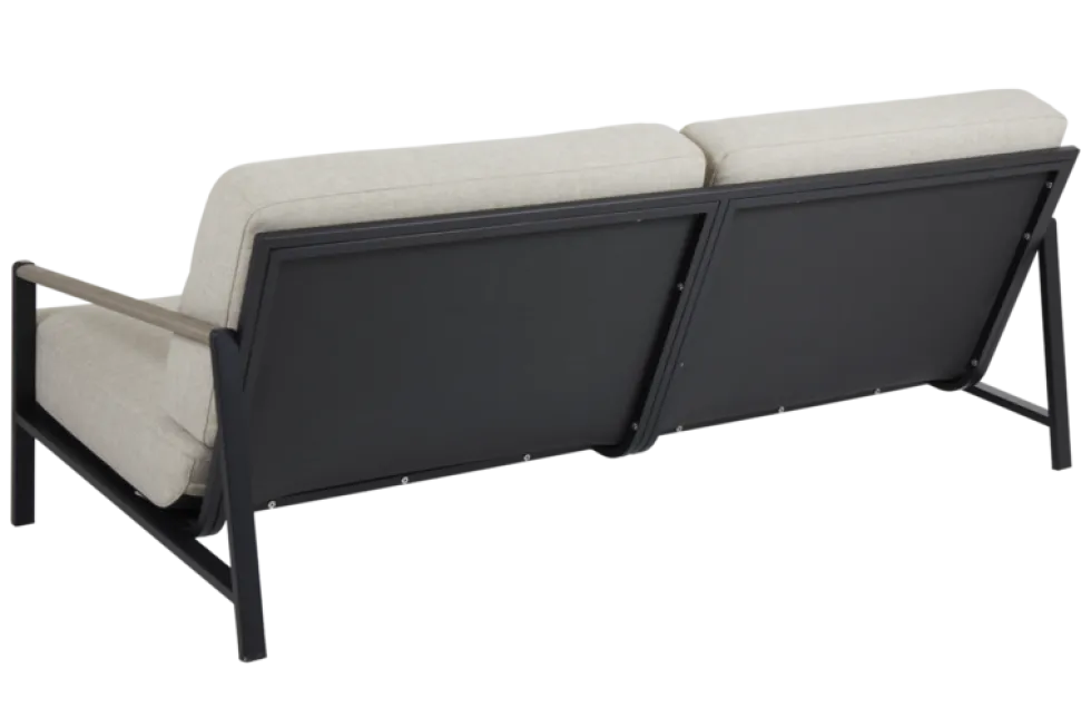 Lyra svart 2,5-sits soffa