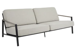 Lyra svart 2,5-sits soffa