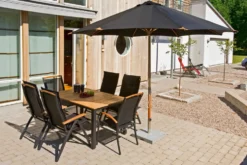 Lyxparasoll Hillerstorp Trä 335 cm