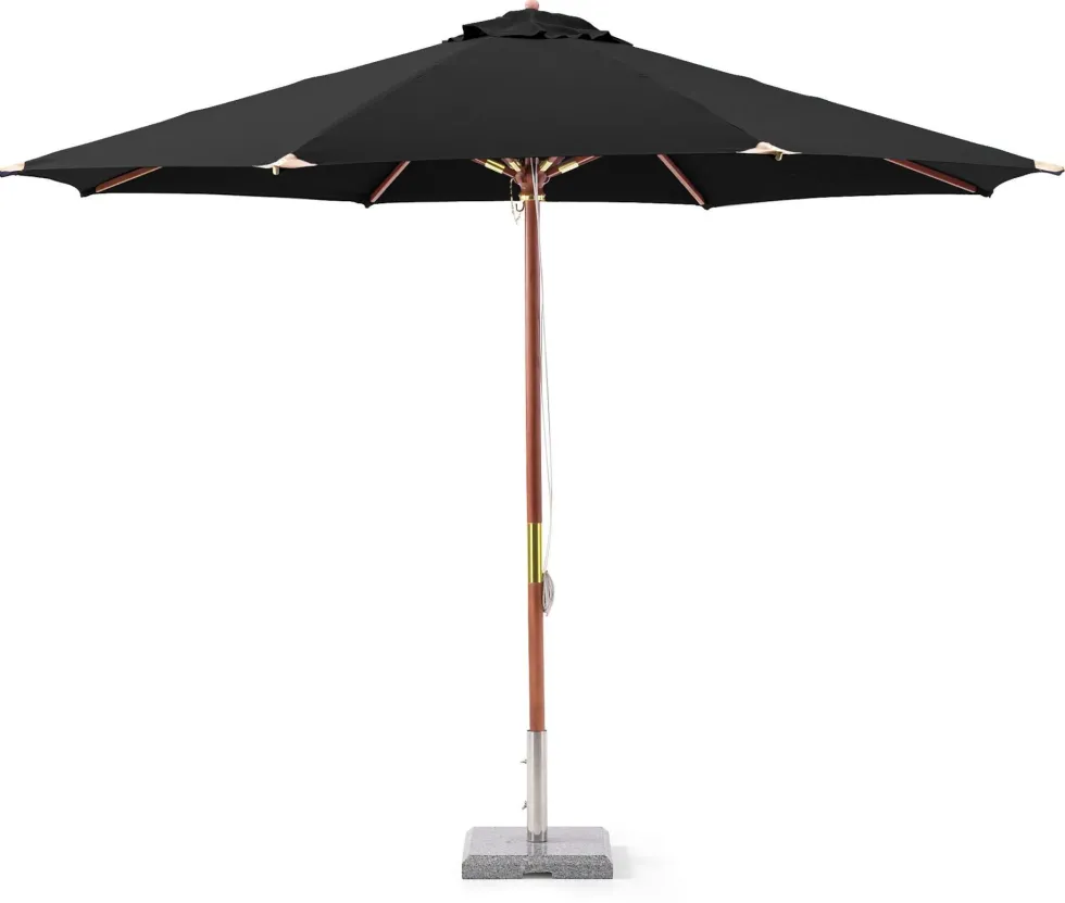 Lyxparasoll Hillerstorp Trä 335 cm