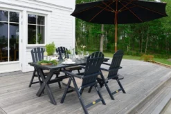 Lyxparasoll Hillerstorp Trä 335 cm