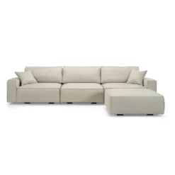 Maksi 3-sits soffa + pall