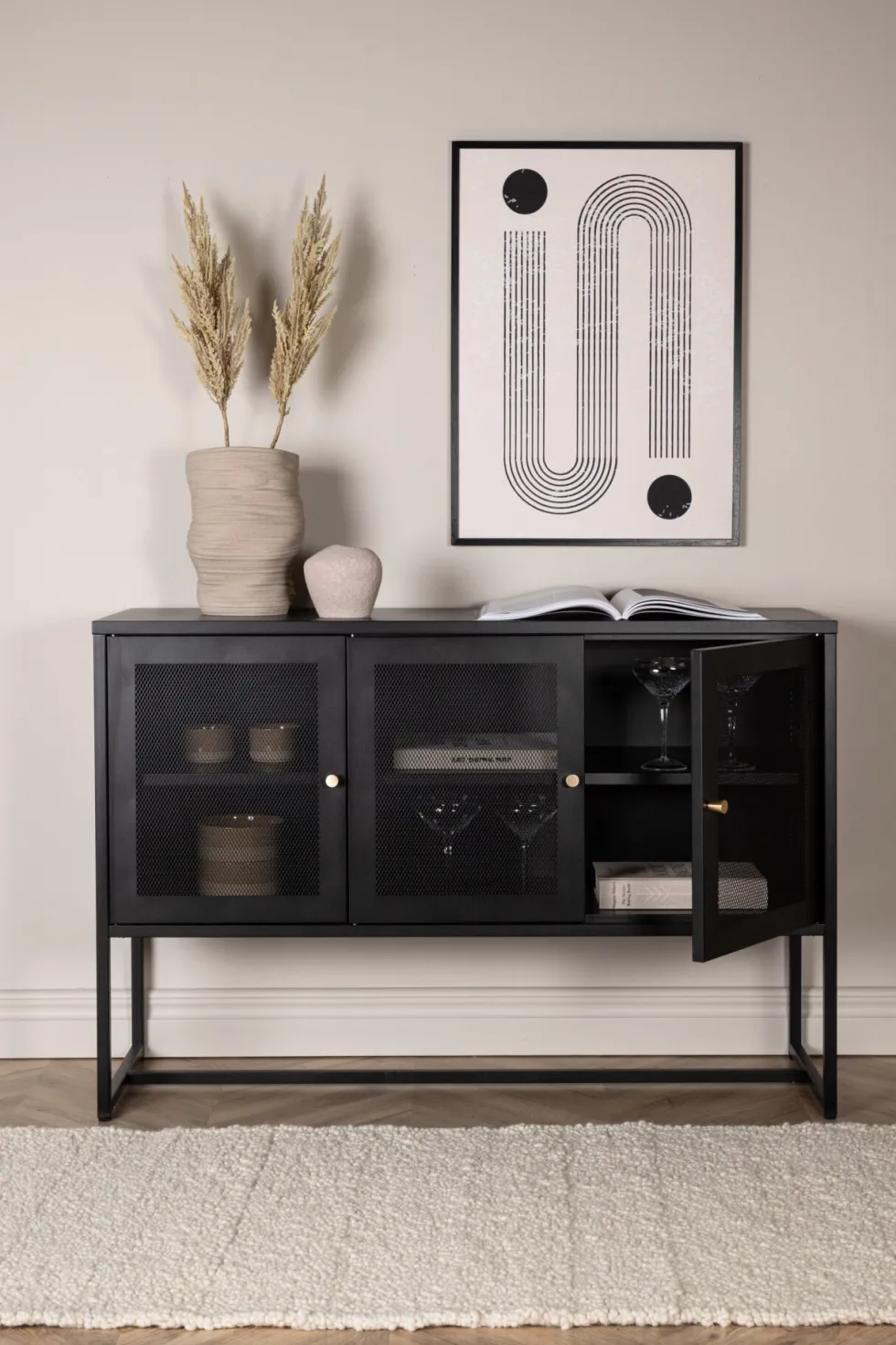 Malla Skåp 40 x 80 x 120 Black