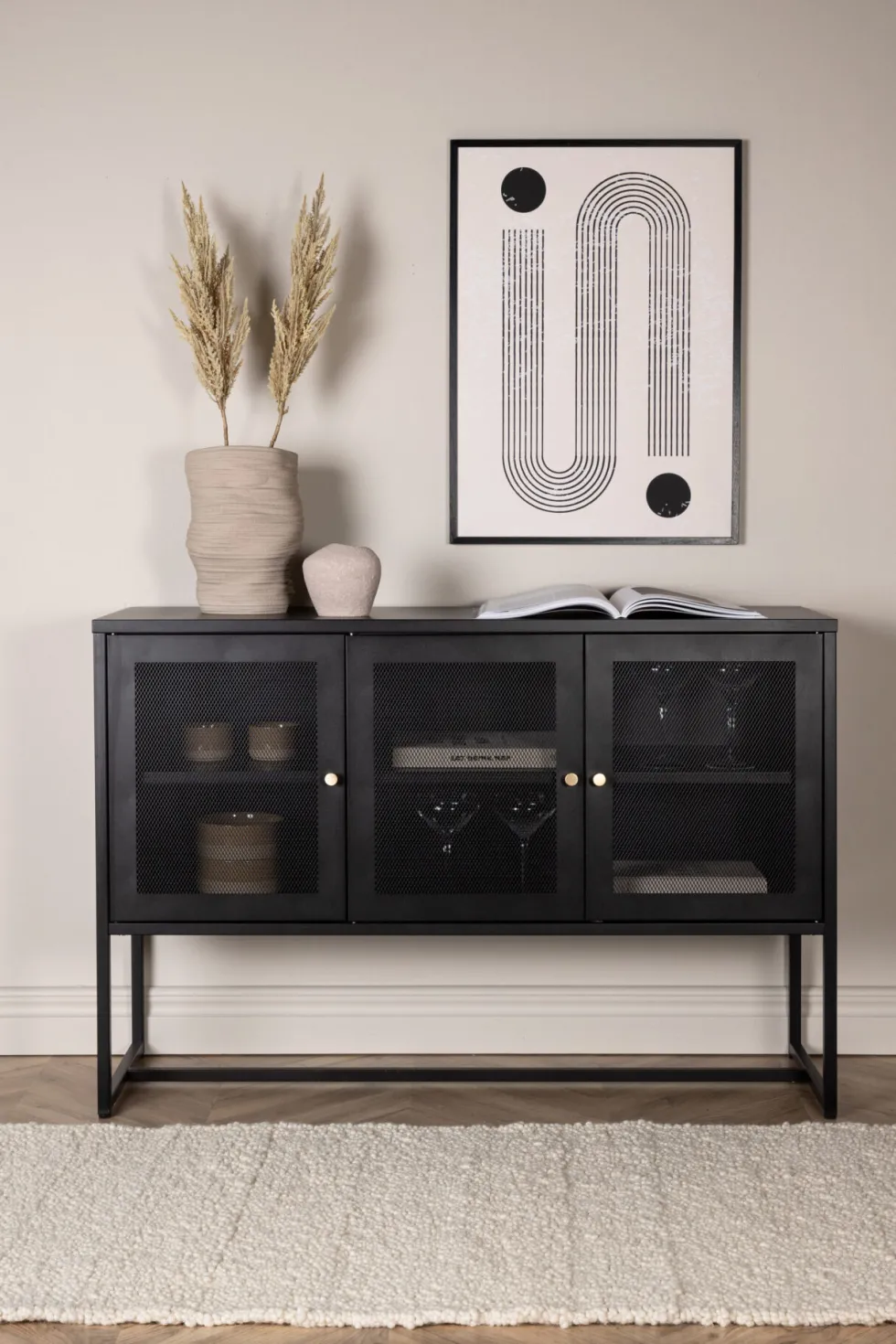 Malla Skåp 40 x 80 x 120 Black