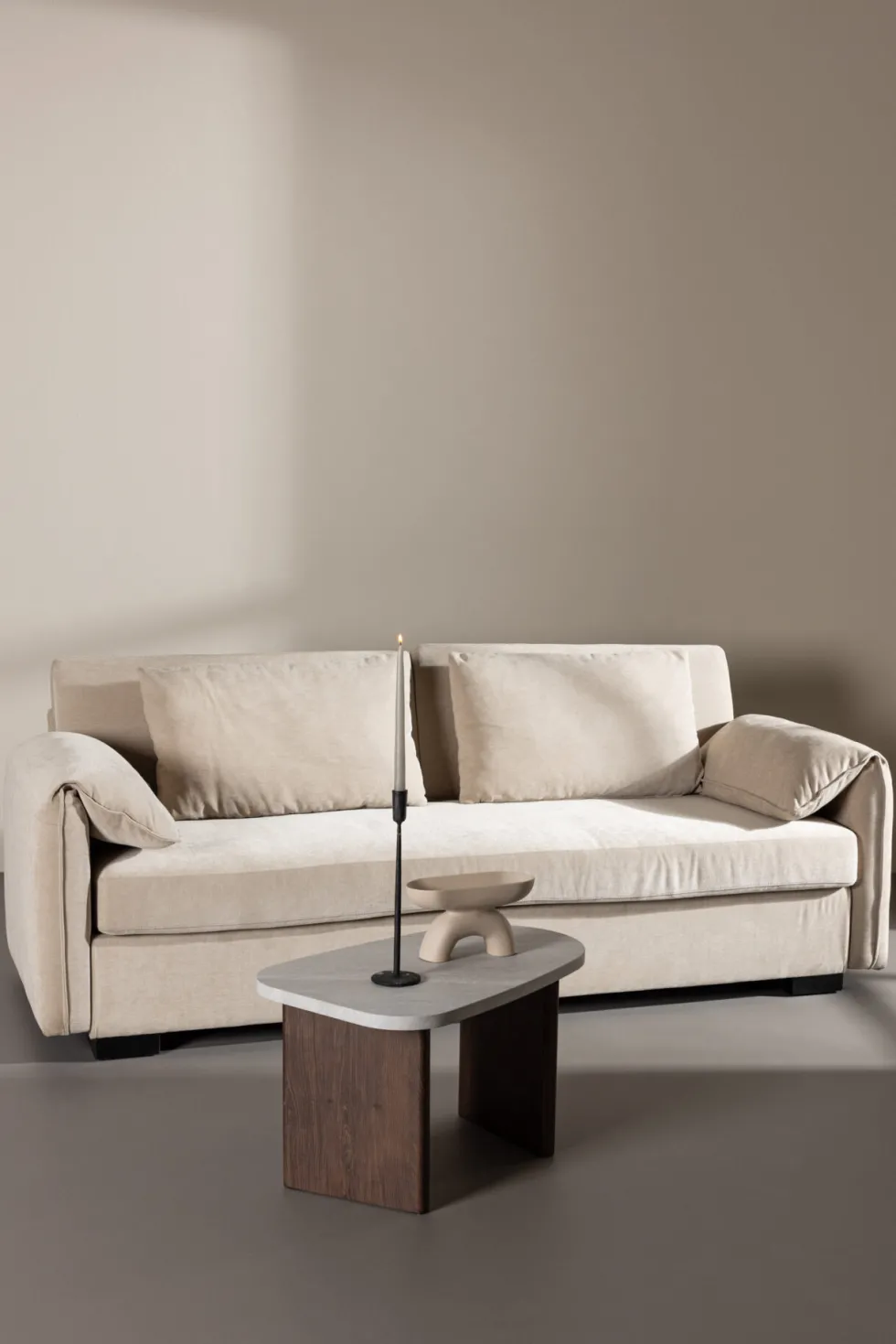 Malva 3-sits soffor Beige