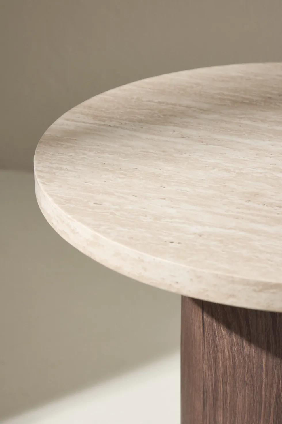 Megg Soffbord ⌀50 Beige