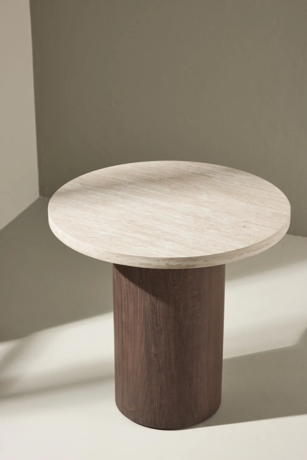 Megg Soffbord ⌀50 Beige