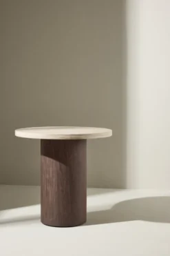 Megg Soffbord ⌀50 Beige