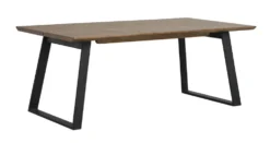 Melville matbord 210×95 svart metall