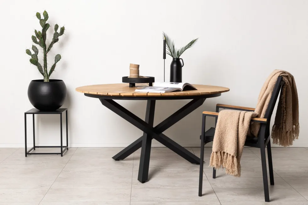 Mexico Runda Matbord ⌀140 Black