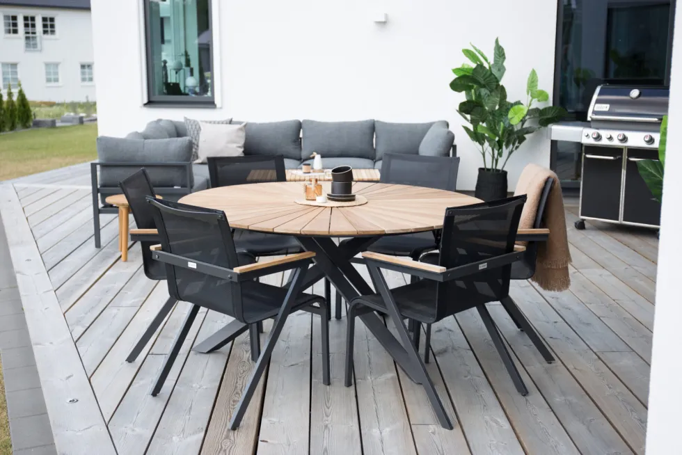 Mexico Runda Matbord ⌀140 Black