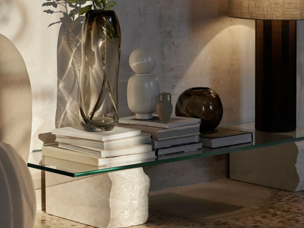 Mineral Displaybord – Bianco Curia