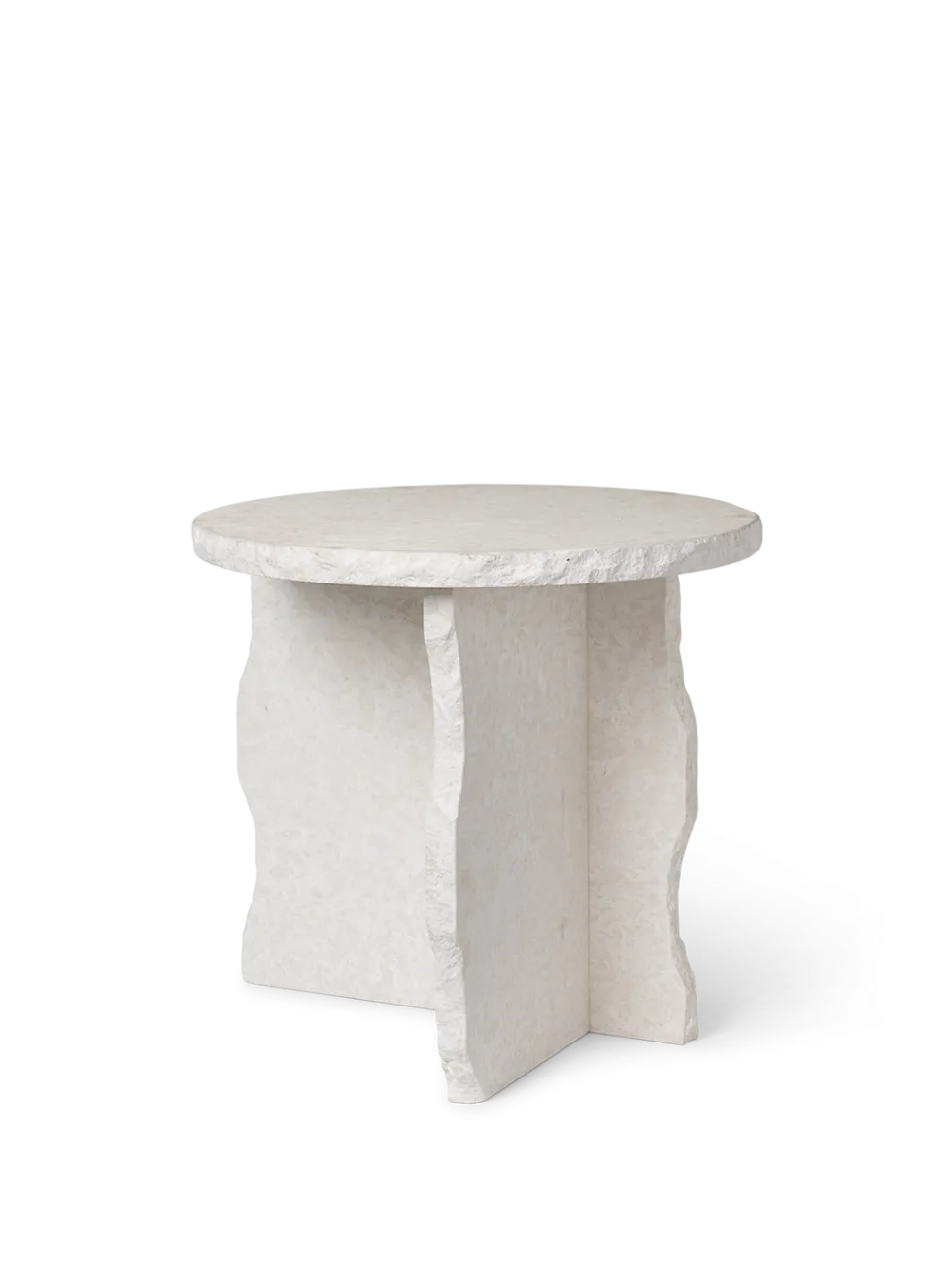 Mineral Skulpturbord – Bianco Curia