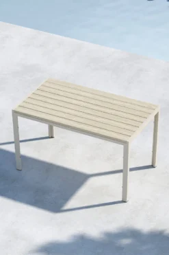 Mirko Rektangulära Matbord 140 x 80 Beige