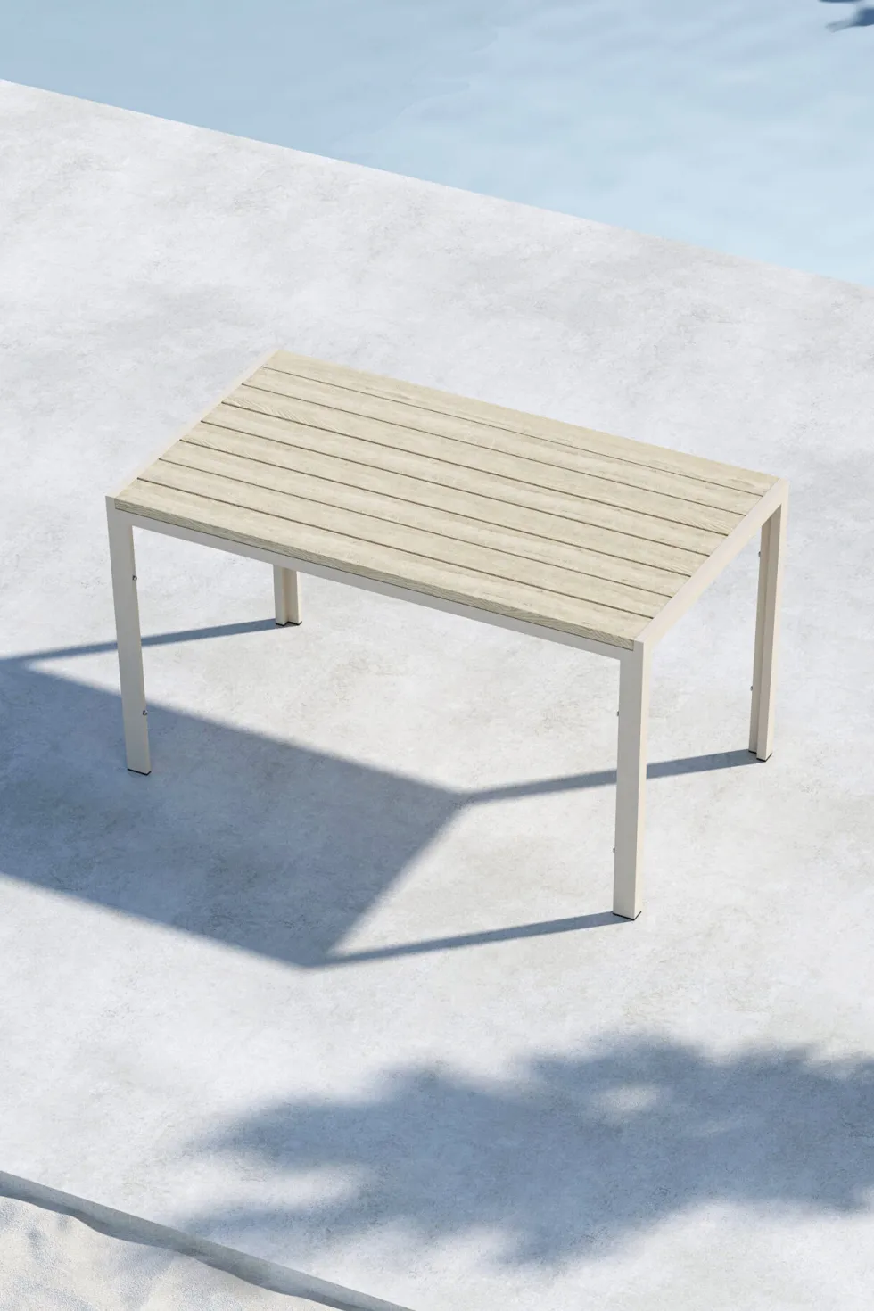 Mirko Rektangulära Matbord 140 x 80 Beige