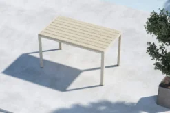 Mirko Rektangulära Matbord 140 x 80 Beige