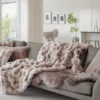 Misty kuddfodral faux fur