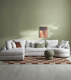 Monti Soffa 1,5-sits u armstöd – Pleat Beige | Modul & solitär