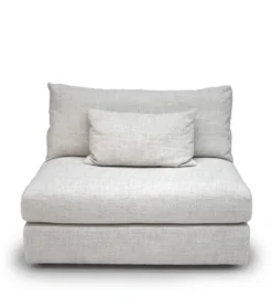 Monti Soffa 1,5-sits u armstöd – Pleat Beige | Modul & solitär
