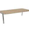 Naos soffbord Rostfritt stål/teak