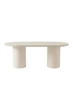Narvik Ovala Matbord 200 × 100 Beige