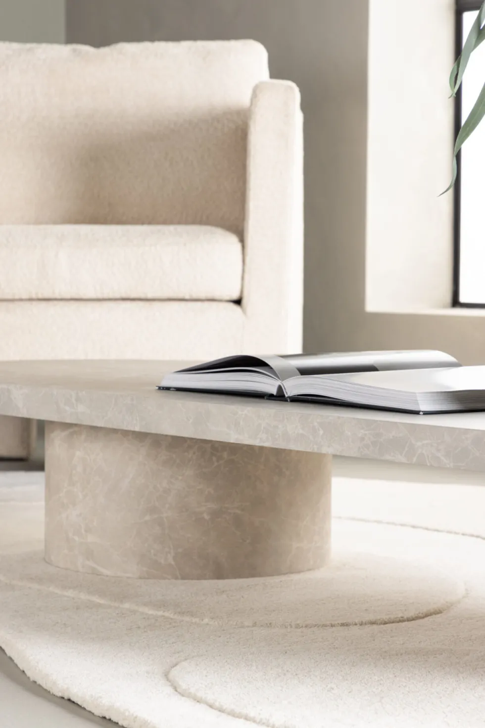 Narvik Soffbord 190 x 60 Beige