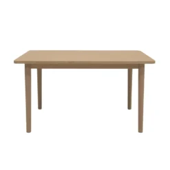 Nea Matbord 138×90 cm – Ekfanér Vit- eller Brunoljad med tilläggsskiva som tillval