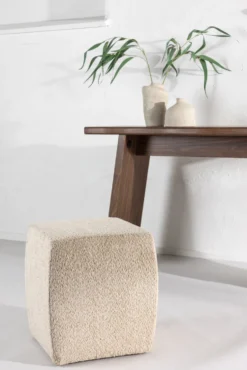 Neapel Puff 40 x 45 x 40 Beige