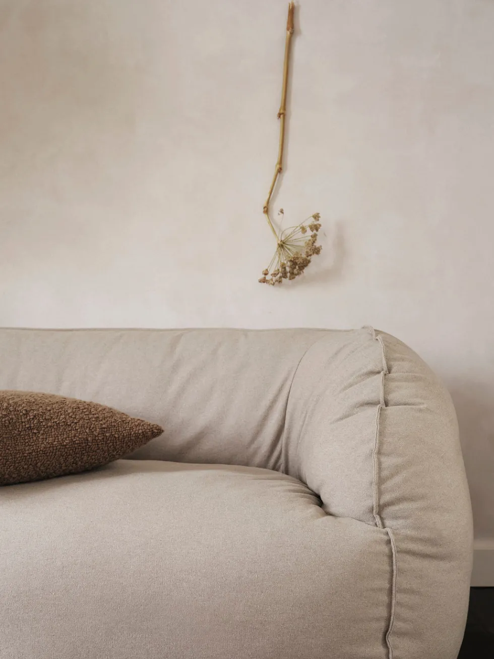 Nesten 2-Sits Soffa – Re-Cotton – Natur