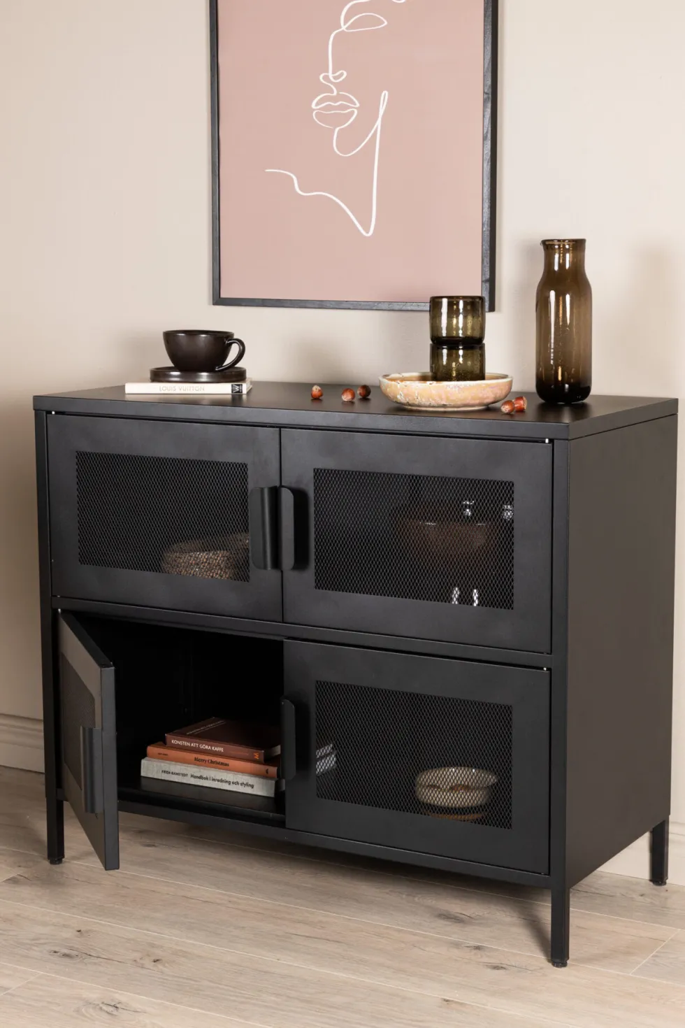 Nett Skåp 40 x 75 x 90 Black