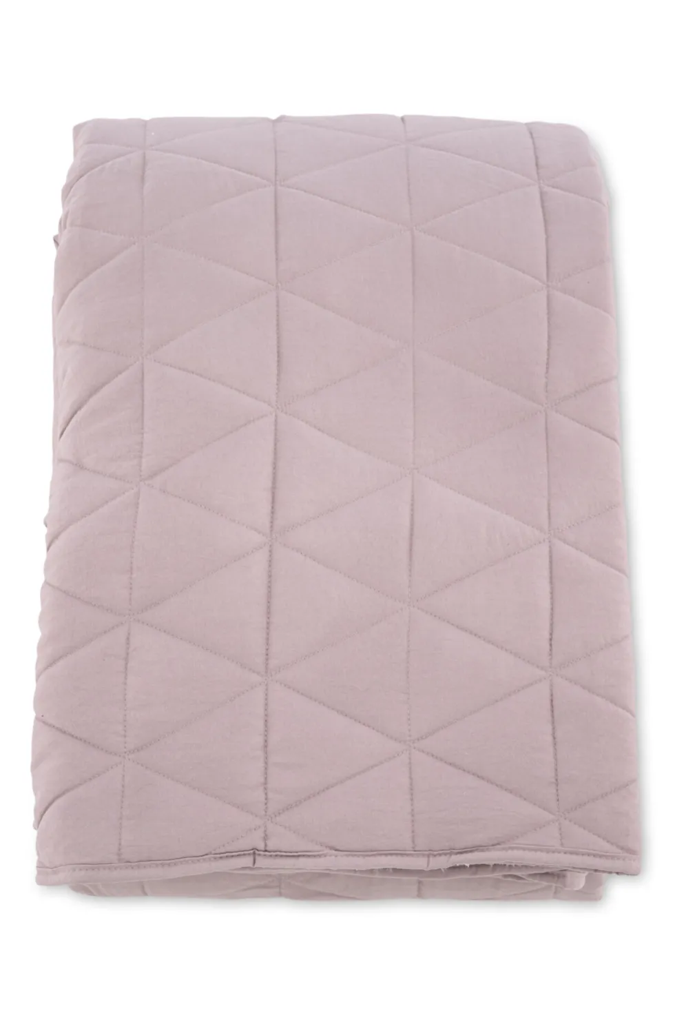 Nilla Överkast 260 x 260 Dammig rosa
