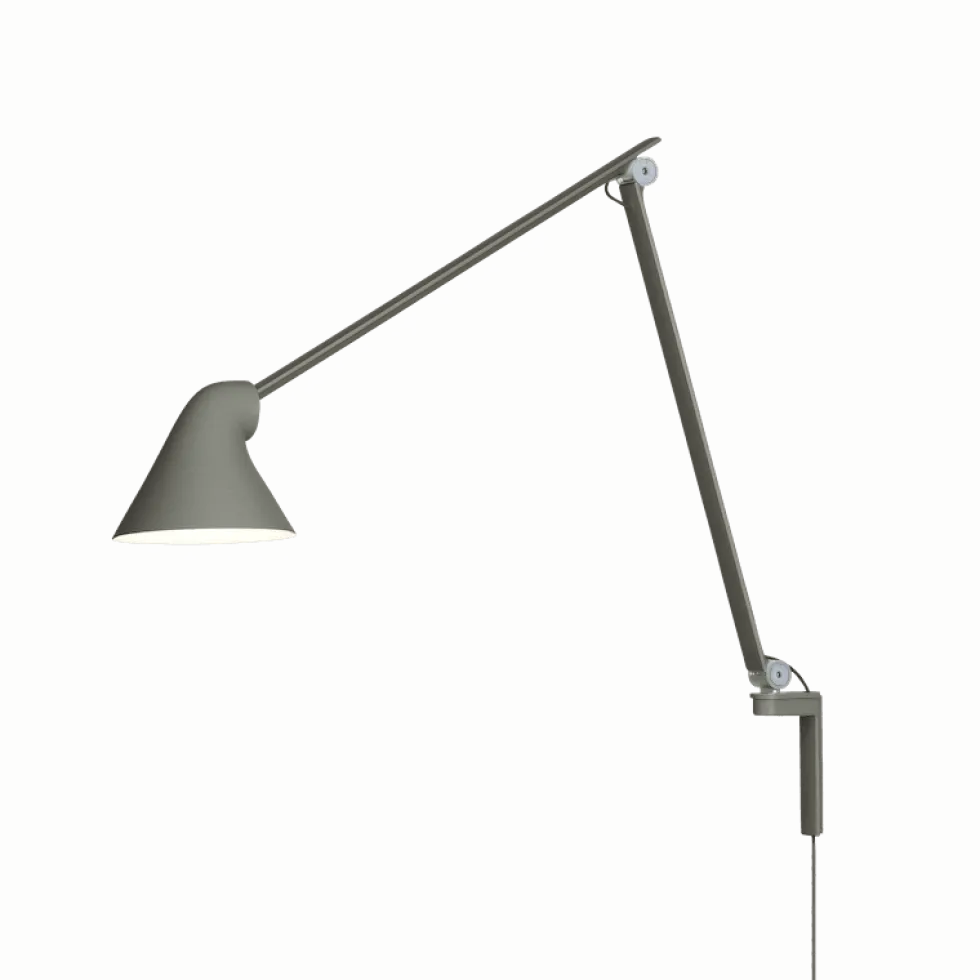 NJP vägglampa lång arm