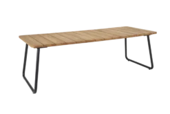 Nolli matbord Svart/teak 175 90 cm