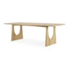 Oak Geometric dining table