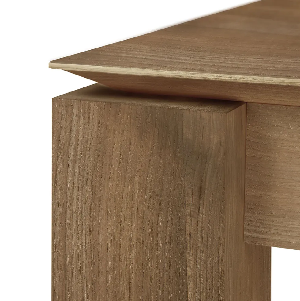 Oak Slice dining table extendable