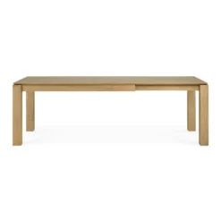 Oak Slice dining table extendable