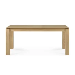 Oak Slice dining table extendable