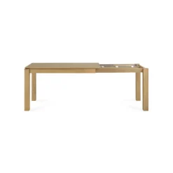 Oak Slice dining table extendable