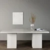 Olga Rektangulära Matbord 200 x 90 White